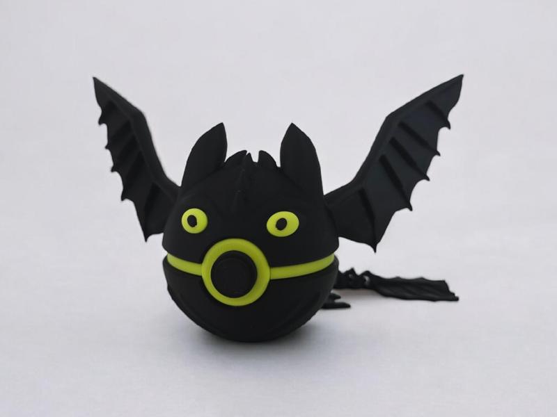 Toothless Dragon Flexi Tail Pokéball - Multiparts