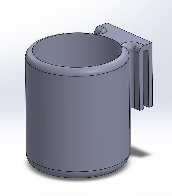 Shopping cart cupholder