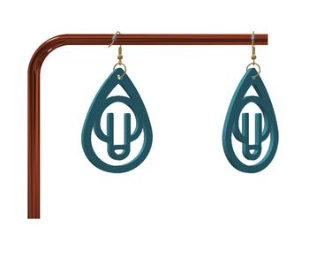 Naughty keychain / earrings