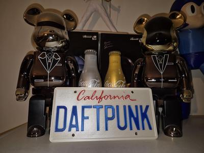 Daft Punk "Daft Punk California" Numberplate