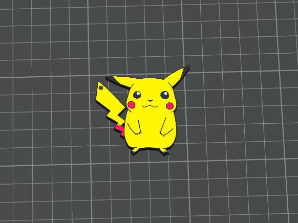 Pikachu Pokemon Keychain