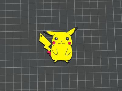 Pikachu Pokemon Keychain