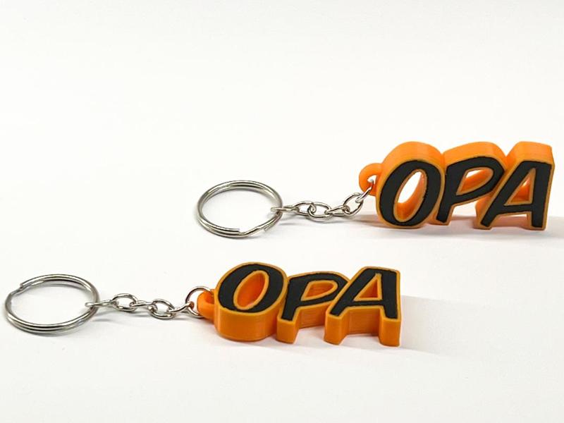 Beautiful keychain with the name Grandpa