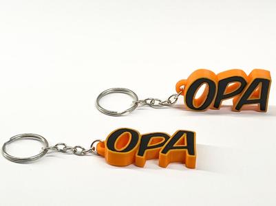 Beautiful keychain with the name Grandpa