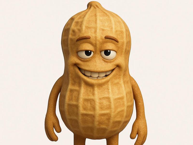 Peanut is perfectly in its shell!