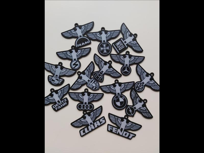 German Car Keychains (AMS optional)