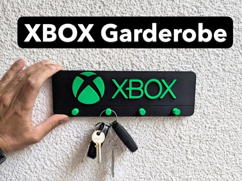 Xbox Key Holder/Coat Rack