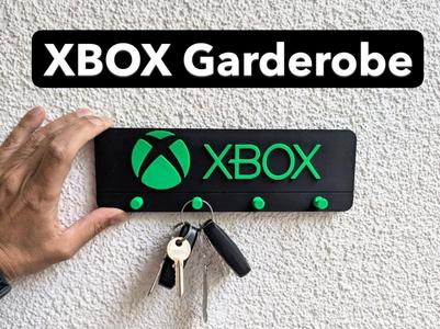 Xbox Key Holder/Coat Rack