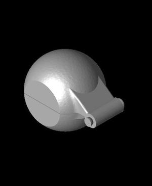 Squirrel snowball mold