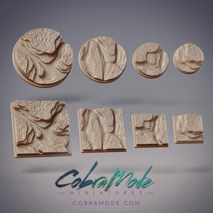 Lava Flow Base Pack (8pcs) - Round and Square Versions