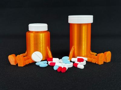 Pill Box Articulated Buddy Gift for Doctor Nurse