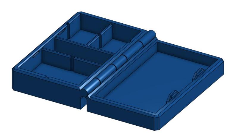Print-in-Place miniature box flexible