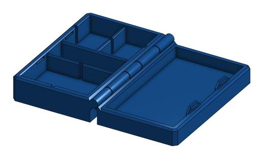 Print-in-Place miniature box flexible