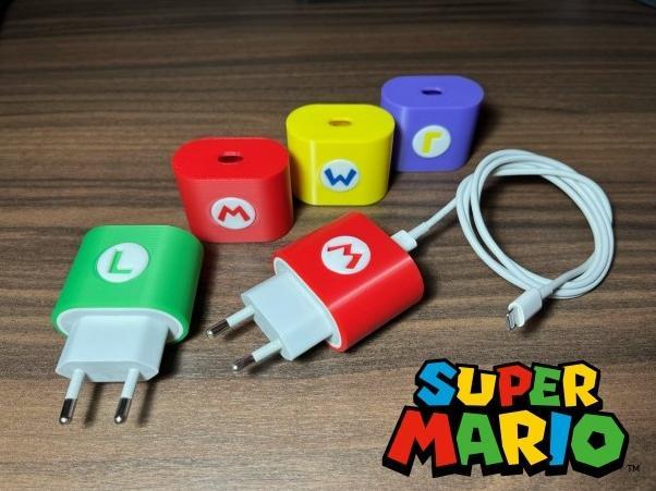 Super Mario Case for Apple Power Adapter - NO AMS