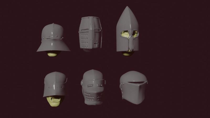 Medieval Helmet Pack