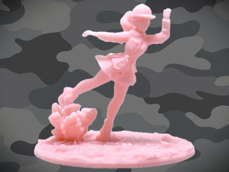 Pink Army Girl 13