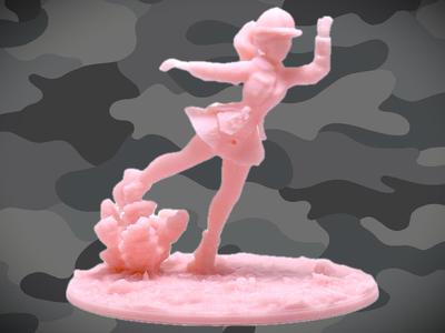 Pink Army Girl 13