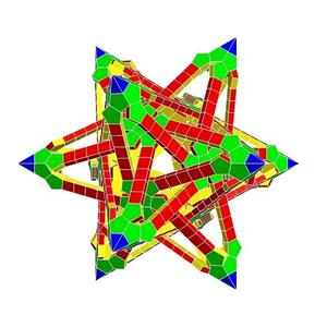 Escher star dodecahedral polyknot 5