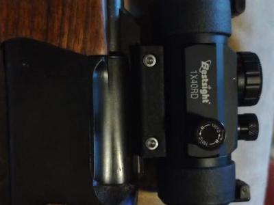 Red dot sight mounting jaws Baikal MP-94