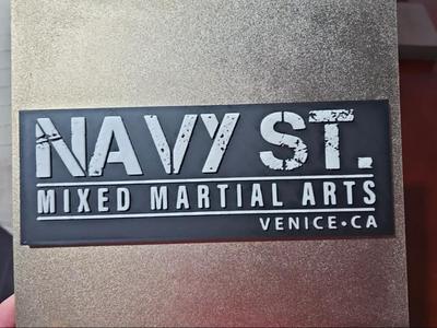 Navy St California MMA 3D Logo From Kingdom Show