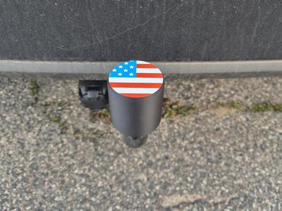 American Flag Hitch ball cover