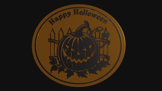 Happy Halloween Pumpkin Sign / decoration