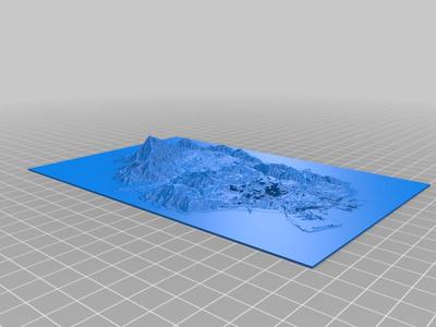 GTA V Topographic Map