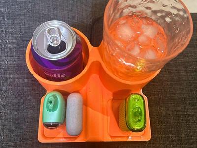 Dual Cup Holder for Sofa or Bed