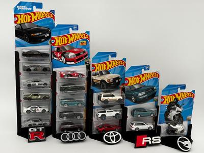 Hot Wheels Display w/ Universal Mount for Logos