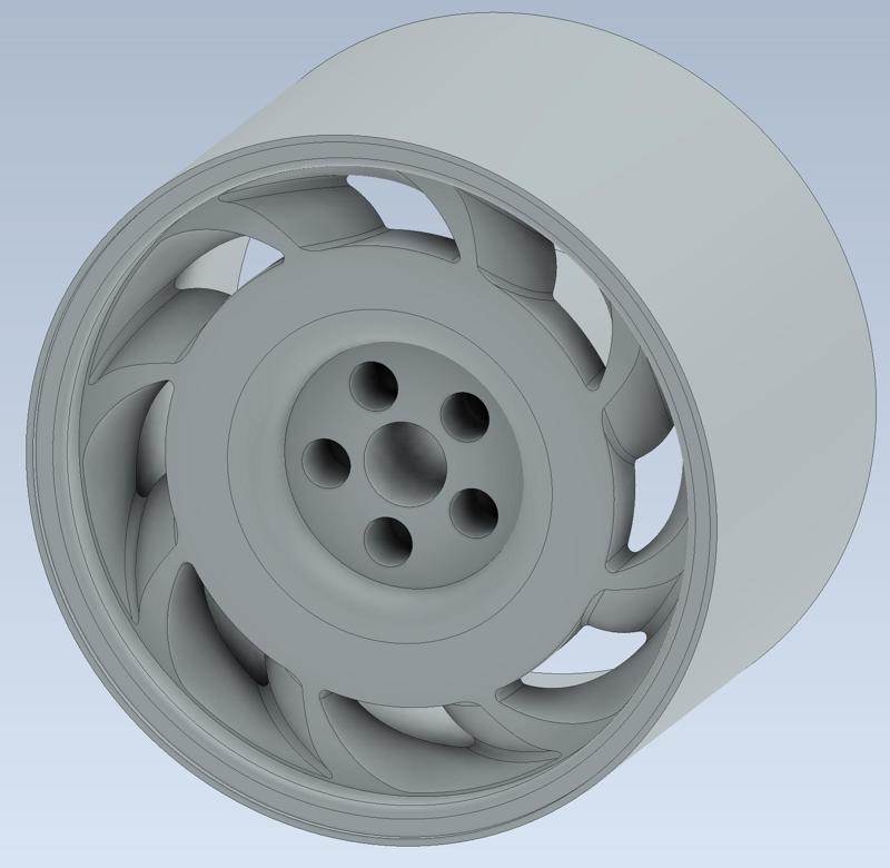 Corvette C4 (OEM) inspired Hot Wheels rim
