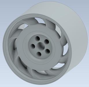 Corvette C4 (OEM) inspired Hot Wheels rim