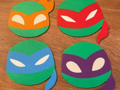 Ninja Turtle Coasters / 3 color / tmnt / Coffee