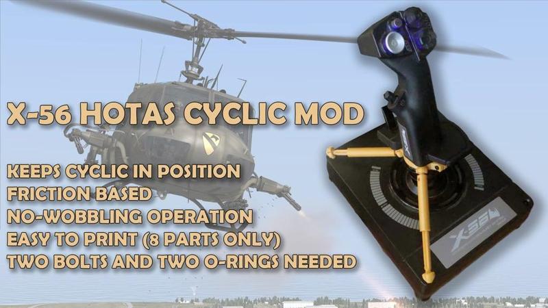Logitech X56 Cyclic MOD