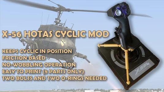 Logitech X56 Cyclic MOD