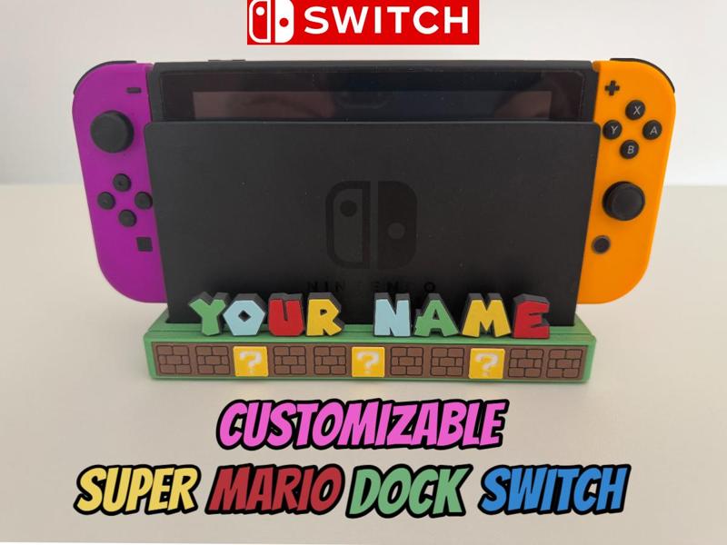 Customizable Nintendo Switch Dock