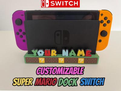 Customizable Nintendo Switch Dock