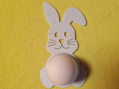 Egg cups for big and small, Easter bunny egg holder