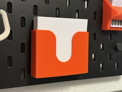 Ikea Skadis Sticky Note Holder