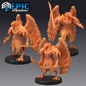 Bird Folk Eagle Set / Flying Birdfolk Race / Classic Avian Humanoid