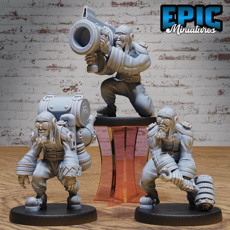 Airship Pilot Set / Plane Worker / Sky Warrior / Flying Machine Crew / Flight Navigator / Flying Warrior / Human Captain / Heaven Fighter / Steampunk Colonist / Humanoid Engineer