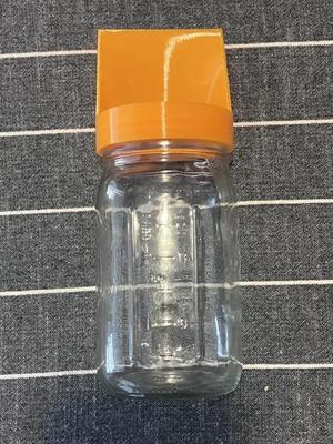 Wide Mouth Mason Jar Funnel - Flat Scoop v1