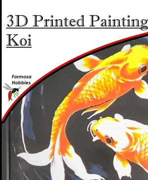 3D Printed Painting - Koi