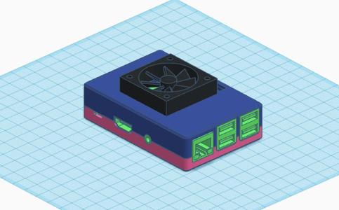 pi3 case - fan 40mm