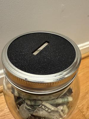 Mason Jar Coin Lid (Large)