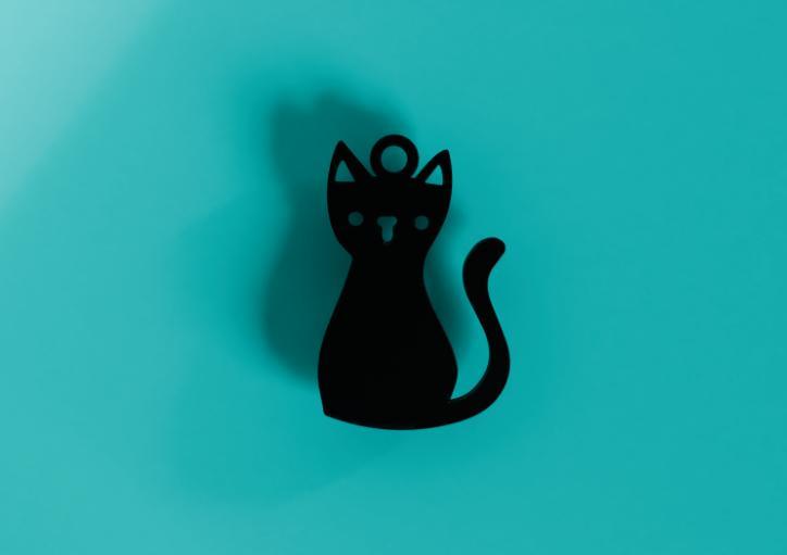 cute cat keychain