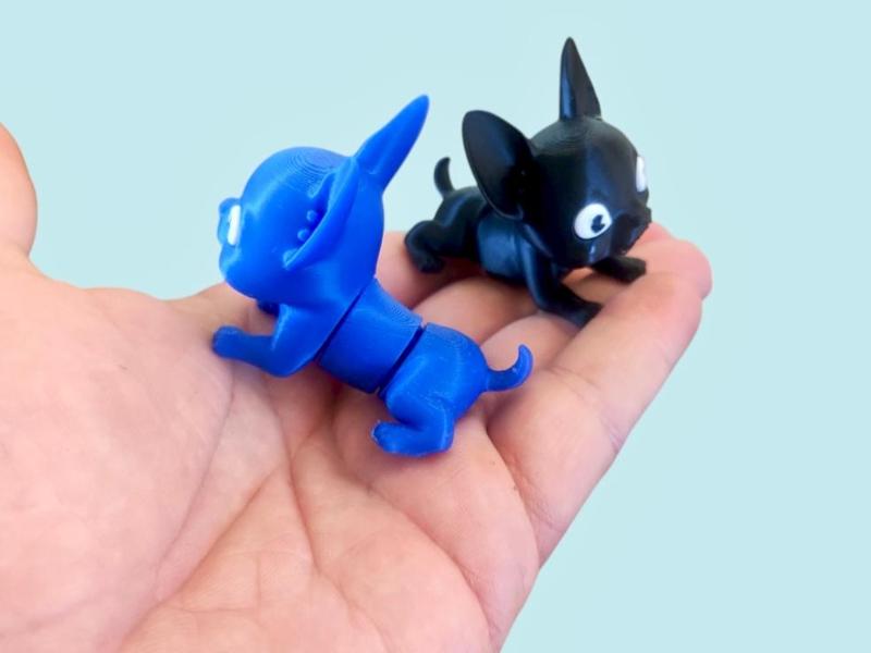 cute mini dog articulated