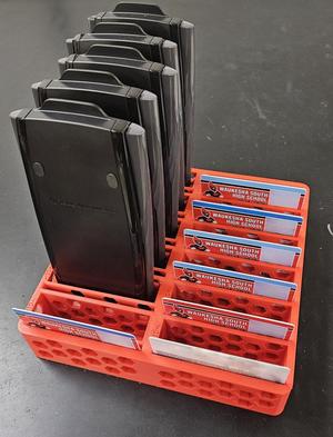 classroom calculator caddy