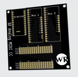 32 CC DIY midi controller brain
