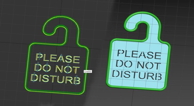 DO NOT DISTURB Sign