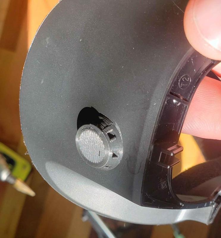 VR goggle air vent